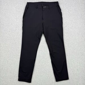 Public Rec Pants Mens 32x30 (Fits 32x29) Black All Day Everyday Performance Golf